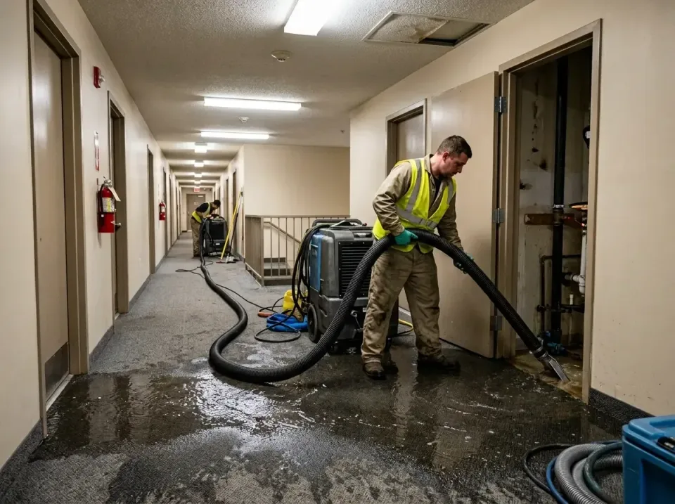 multi-unit-apartment-hallway-f-005 — frequently asked questions, Emergency Burst Pipe Water Extraction & Removal in Marlton,…